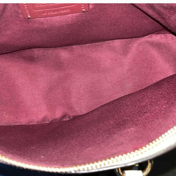 Coach Crossgrain Leather Katy Satchel 2553 With Matching Wallet EUC (Mauve) - Picture 10 of 16